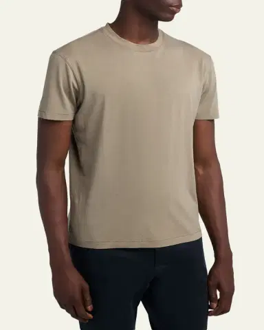 Tom Ford Men's Lyocell-Cotton Crewneck T-Shirt | Thumbnail 12