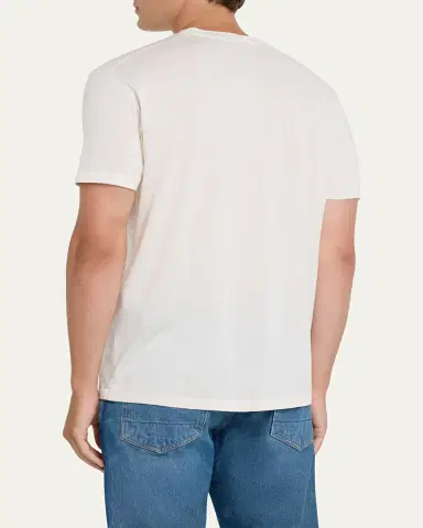 Tom Ford Men's Lyocell-Cotton Crewneck T-Shirt | Thumbnail 7