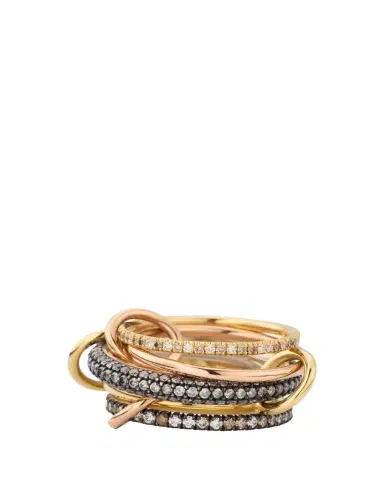 Spinelli Kilcollin Leo Mixed-Metal Statement Ring with Diamonds | Thumbnail 1