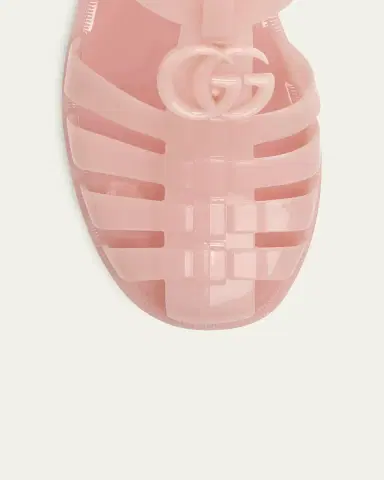 Gucci GG Glossy Jelly Fisherman Sandals | Thumbnail 3 Gucci GG Glossy Jelly Fisherman Sandals | Thumbnail 3