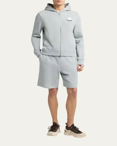 Moncler Men's Cotton Drawstring Shorts | Thumbnail 2