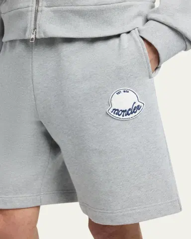 Moncler Men's Cotton Drawstring Shorts | Thumbnail 5