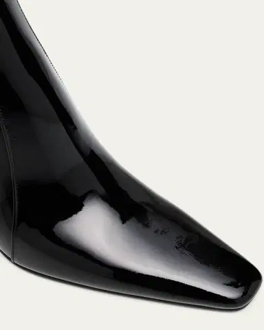 Saint Laurent Rainer Patent Leather Booties | Thumbnail 5