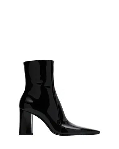 Saint Laurent Rainer Patent Leather Booties | Thumbnail 1