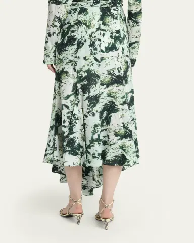 Proenza Schouler Joelle Printed Silk-Blend Skirt | Thumbnail 3 Proenza Schouler Joelle Printed Silk-Blend Skirt | Thumbnail 3