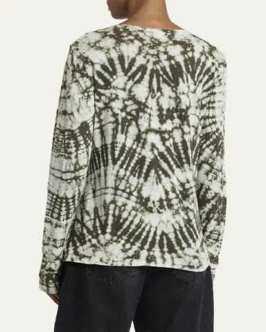 Proenza Schouler Mia Long-Sleeve Tie Dye Top | Thumbnail 3