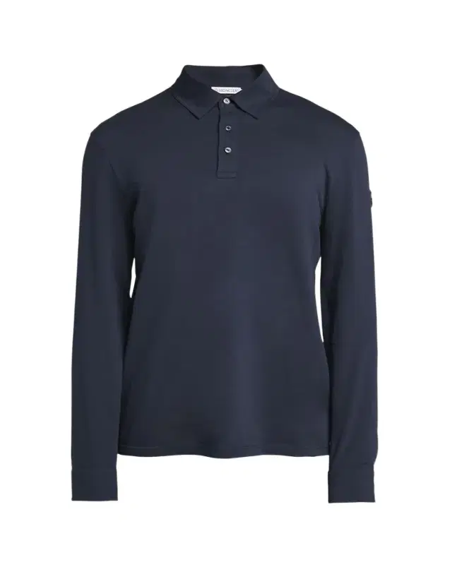 Moncler Men's Cashmere Long-Sleeve Polo Shirt