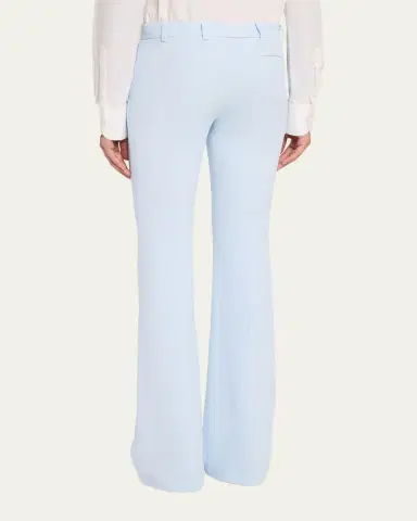 McQueen Bootcut Leaf Crepe Pants | Thumbnail 3