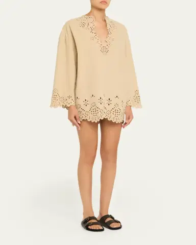 Etoile Isabel Marant Sherazade Long-Sleeve Tunic Dress | Thumbnail 4 Etoile Isabel Marant Sherazade Long-Sleeve Tunic Dress | Thumbnail 4