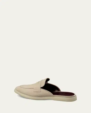 Bougeotte Suede Loafer Mules | Thumbnail 2 Bougeotte Suede Loafer Mules | Thumbnail 2