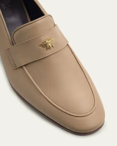 Bougeotte Cuban Block-Heel Leather Loafers | Thumbnail 3