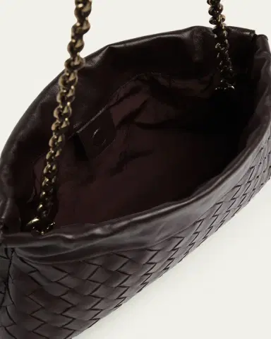 Bottega Veneta Dustbag Notte Leather Shoulder Bag | Thumbnail 4 Bottega Veneta Dustbag Notte Leather Shoulder Bag | Thumbnail 4