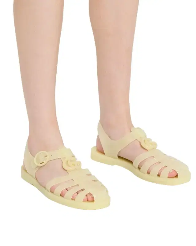 Gucci GG Glossy Jelly Fisherman Sandals