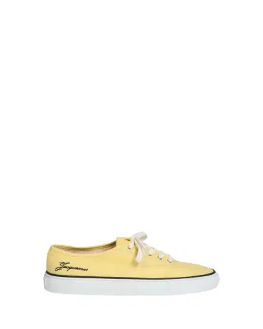 Jacquemus Les Fefe Canvas Low-Top Boat Sneakers | Thumbnail 1 Jacquemus Les Fefe Canvas Low-Top Boat Sneakers | Thumbnail 1