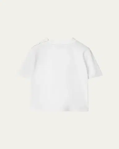 Burberry Boy's Cedar EKD Label Short-Sleeve Cotton T-Shirt, Size 6M-2 | Thumbnail 2 Burberry Boy's Cedar EKD Label Short-Sleeve Cotton T-Shirt, Size 6M-2 | Thumbnail 2