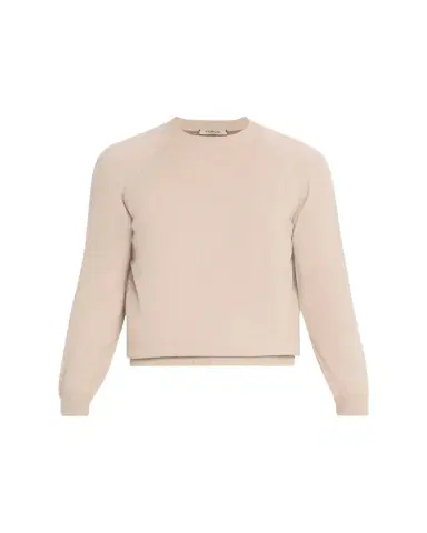 Fioroni Men's Sweatshirt-Style Cashmere Crewneck Sweater | Thumbnail 1 Fioroni Men's Sweatshirt-Style Cashmere Crewneck Sweater | Thumbnail 1
