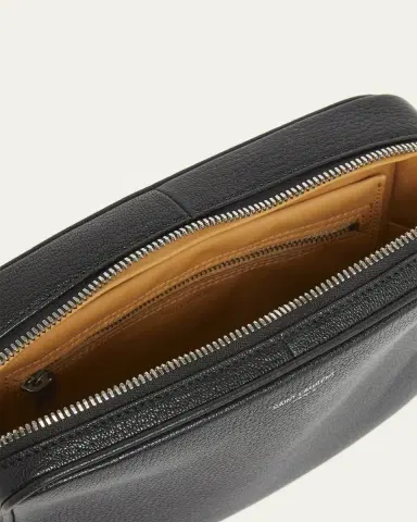 Saint Laurent Men's Small Leather Camera Bag | Thumbnail 4