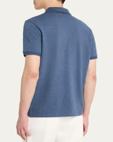 Moncler Men's Chest-Logo Pique Polo Shirt | Thumbnail 7 Moncler Men's Chest-Logo Pique Polo Shirt | Thumbnail 7