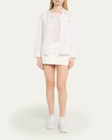 Prada Downtown Platform Leather Sneakers | Thumbnail 3 Prada Downtown Platform Leather Sneakers | Thumbnail 3