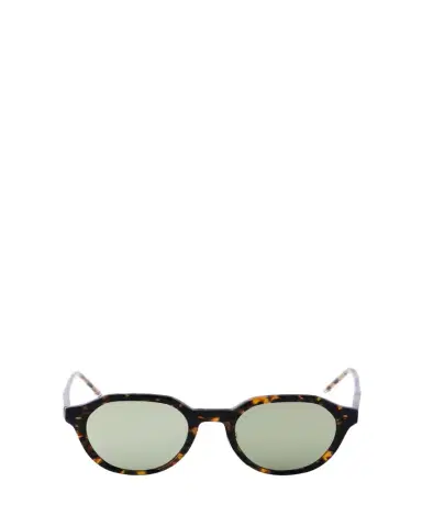 Thom Browne Men's Acetate and Titanium Oval Sunglasses | Thumbnail 1 Thom Browne Men's Acetate and Titanium Oval Sunglasses | Thumbnail 1