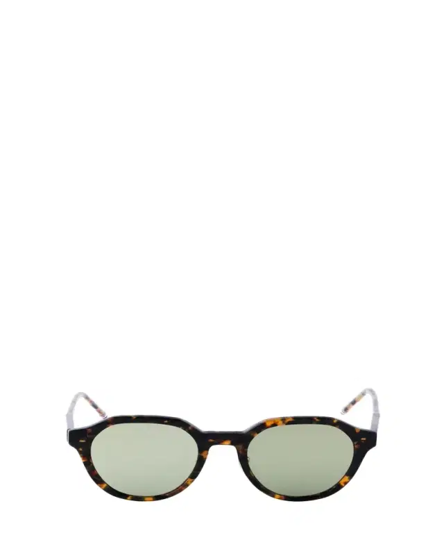 Thom Browne Men's Acetate and Titanium Oval Sunglasses