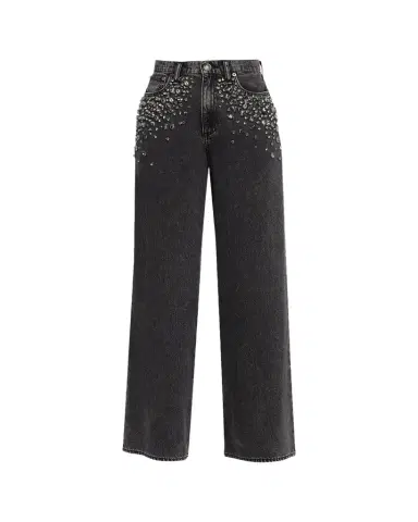 rag & bone Featherweight Sofie Embellished Wide Jeans | Thumbnail 1
