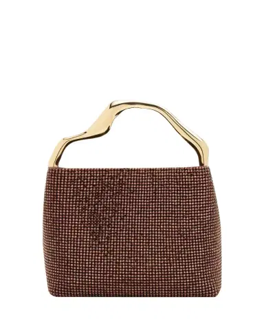 Cult Gaia Solene Mini Rhinestone Sculptural Top-Handle Bag | Thumbnail 1 Cult Gaia Solene Mini Rhinestone Sculptural Top-Handle Bag | Thumbnail 1
