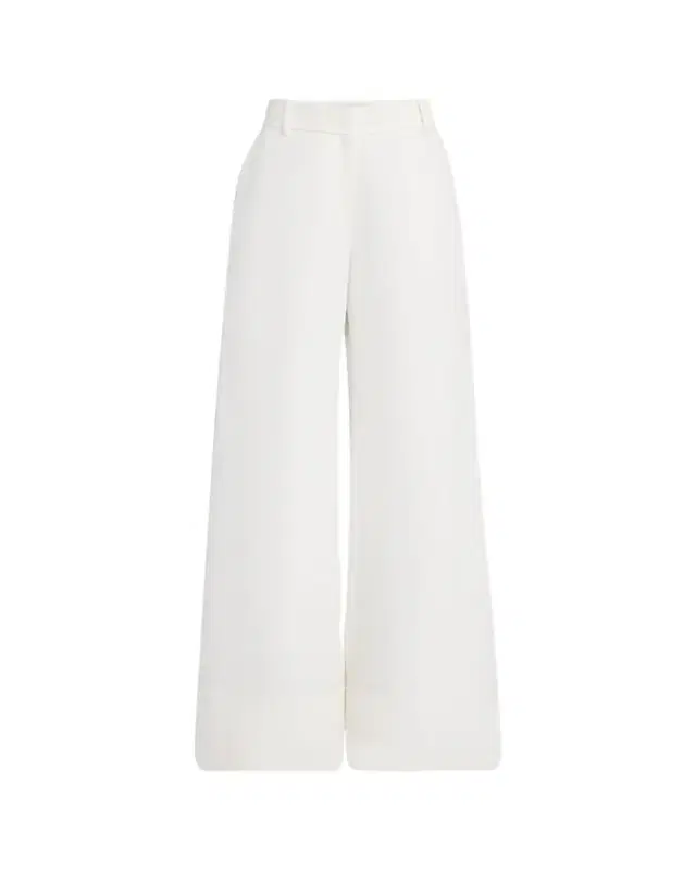 Charles Wide-Leg Twill Pants
