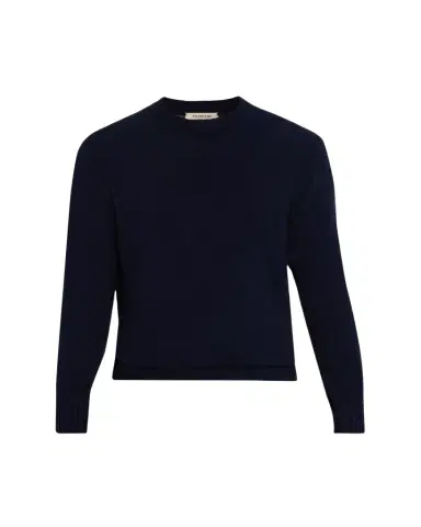 Fioroni Men's Ribbed-Knit Cotton Crewneck Sweater | Thumbnail 1 Fioroni Men's Ribbed-Knit Cotton Crewneck Sweater | Thumbnail 1
