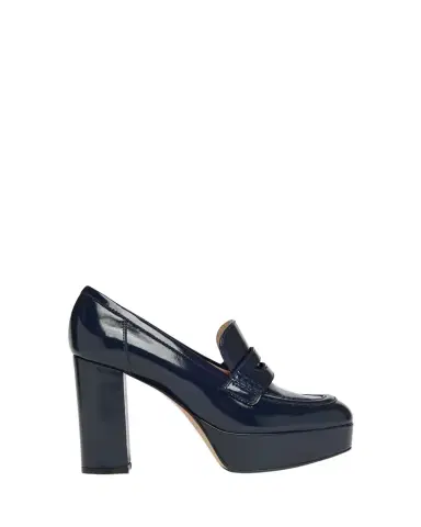 Gianvito Rossi 70mm Patent Platform Penny Loafers | Thumbnail 1 Gianvito Rossi 70mm Patent Platform Penny Loafers | Thumbnail 1