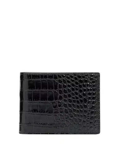 Tom Ford Men's Exotic Line Croc-Effect Bifold Wallet | Thumbnail 1
