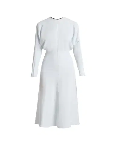 Victoria Beckham Dolman Long-Sleeve Cady Midi Dress | Thumbnail 1
