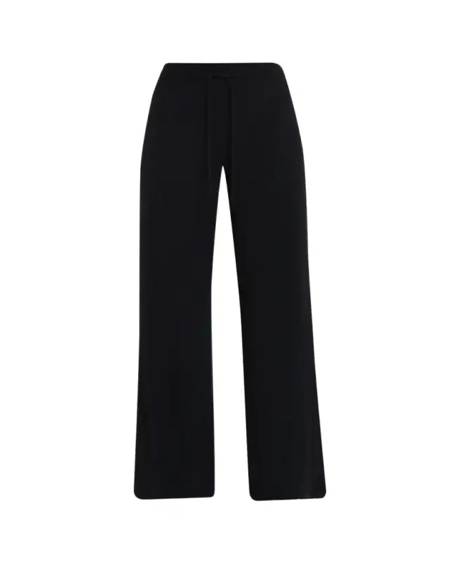 Sofi Cashmere Straight-Leg Pull-On Trousers