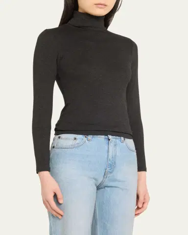 MAJESTIC FILATURES Soft Touch Long-Sleeve Turtleneck | Thumbnail 4