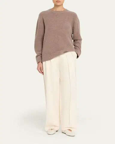 Vince Boiled Cashmere Crewneck Sweater | Thumbnail 2