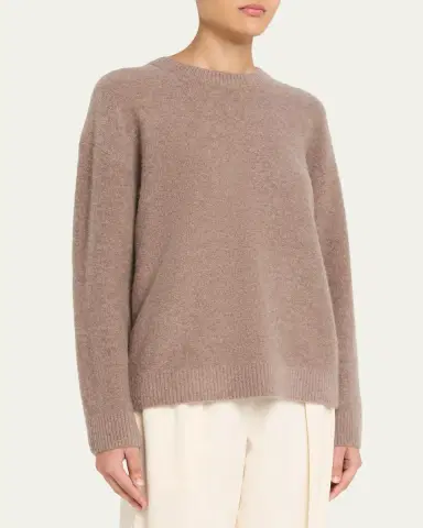 Vince Boiled Cashmere Crewneck Sweater | Thumbnail 4
