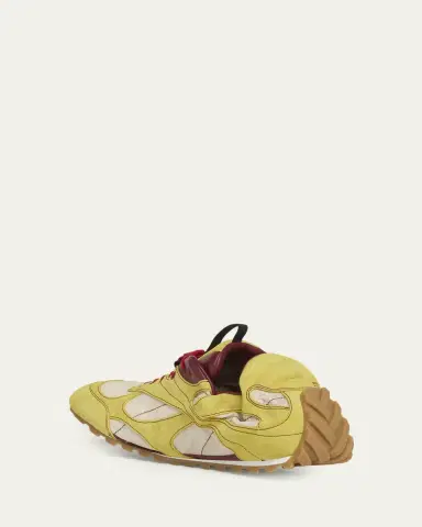 Bottega Veneta Men's Orbit Flash Suede & Nylon Sneakers | Thumbnail 4 Bottega Veneta Men's Orbit Flash Suede & Nylon Sneakers | Thumbnail 4