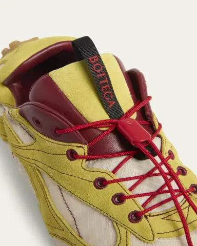 Bottega Veneta Men's Orbit Flash Suede & Nylon Sneakers | Thumbnail 5 Bottega Veneta Men's Orbit Flash Suede & Nylon Sneakers | Thumbnail 5