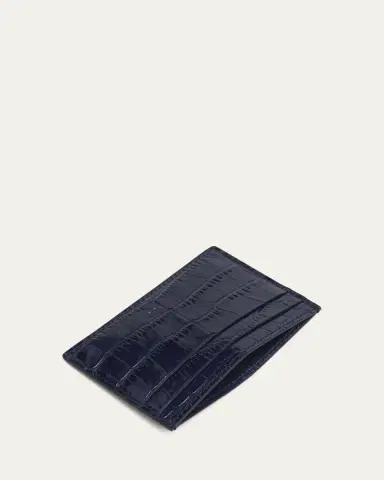 Tom Ford Men's Exotic Line Croc-Effect Card Holder | Thumbnail 3