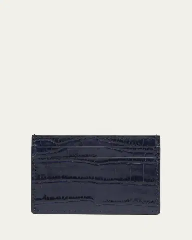 Tom Ford Men's Exotic Line Croc-Effect Card Holder | Thumbnail 4