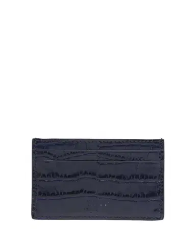 Tom Ford Men's Exotic Line Croc-Effect Card Holder | Thumbnail 1
