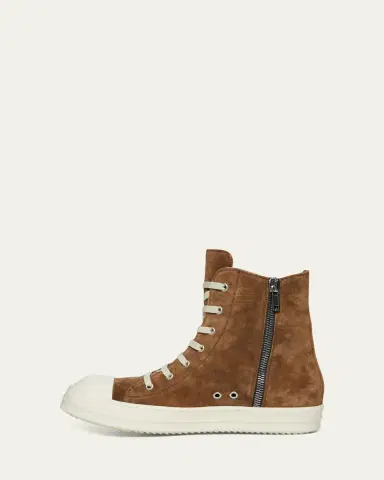Rick Owens Temple Sumi Suede High-Top Sneakers | Thumbnail 2 Rick Owens Temple Sumi Suede High-Top Sneakers | Thumbnail 2
