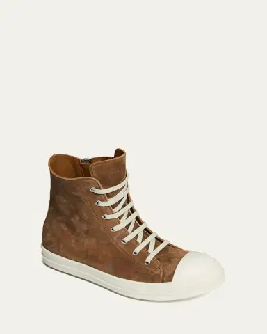 Rick Owens Temple Sumi Suede High-Top Sneakers | Thumbnail 5 Rick Owens Temple Sumi Suede High-Top Sneakers | Thumbnail 5