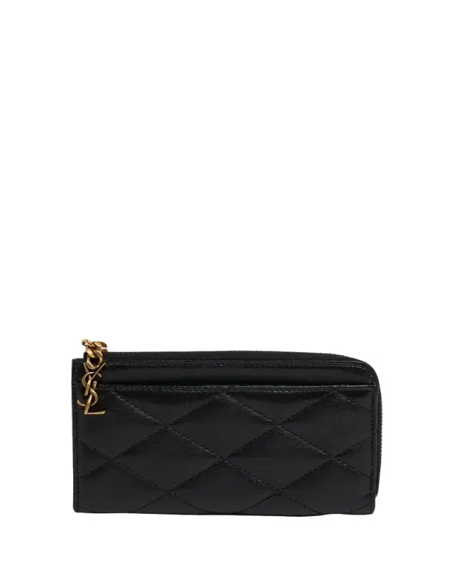 Saint Laurent YSL Quilted Leather Wallet