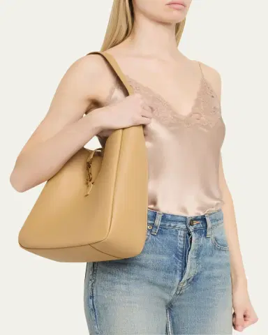 Saint Laurent Le 5 À 7 Large YSL Shoulder Bag in Grain Leather | Thumbnail 2 Saint Laurent Le 5 À 7 Large YSL Shoulder Bag in Grain Leather | Thumbnail 2