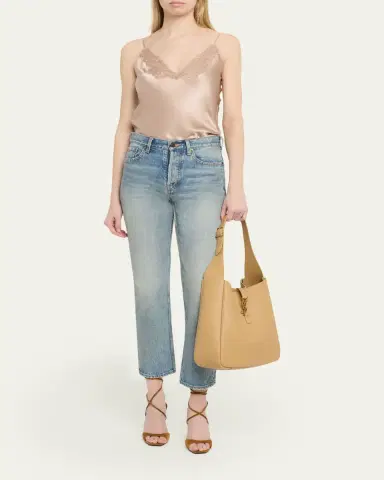 Saint Laurent Le 5 À 7 Large YSL Shoulder Bag in Grain Leather | Thumbnail 5 Saint Laurent Le 5 À 7 Large YSL Shoulder Bag in Grain Leather | Thumbnail 5
