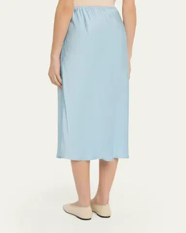 Vince Pull-On Satin Slip Skirt | Thumbnail 3