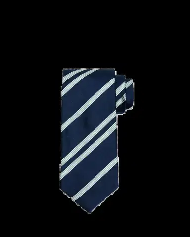 Brioni Men's Herringbone Stripe Jacquard Silk Tie | Thumbnail 2