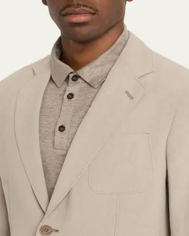 Giorgio Armani Linen Single-Breasted Jacket | Thumbnail 5 Giorgio Armani Linen Single-Breasted Jacket | Thumbnail 5