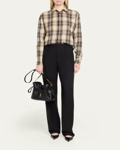 Saint Laurent Jamie Mini YSL Quilted Leather Shoulder Bag | Thumbnail 5 Saint Laurent Jamie Mini YSL Quilted Leather Shoulder Bag | Thumbnail 5